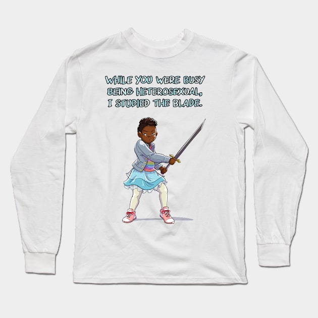 I studied the blade Long Sleeve T-Shirt by sophielabelle